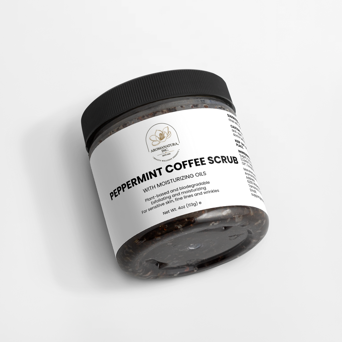 Peppermint Coffee Scrub