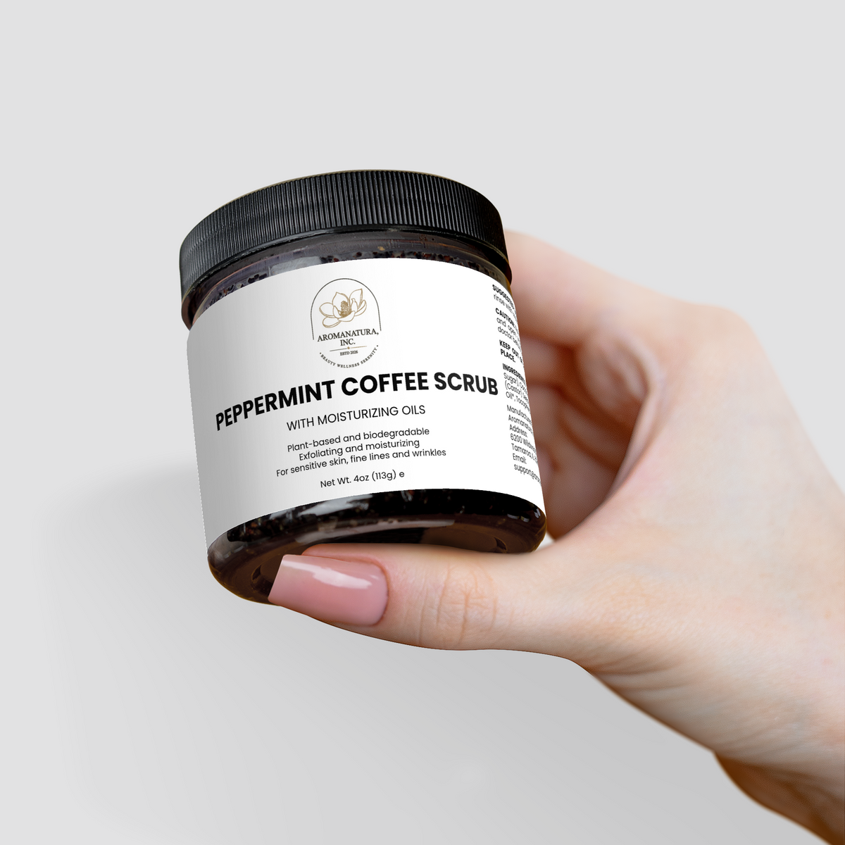 Peppermint Coffee Scrub